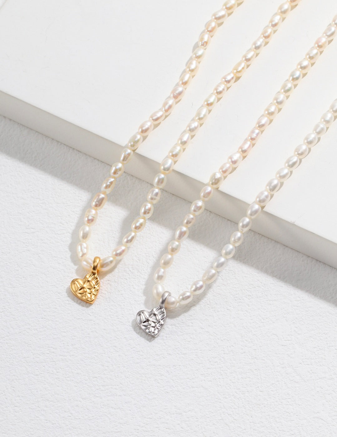 The Heart Pearl Necklace