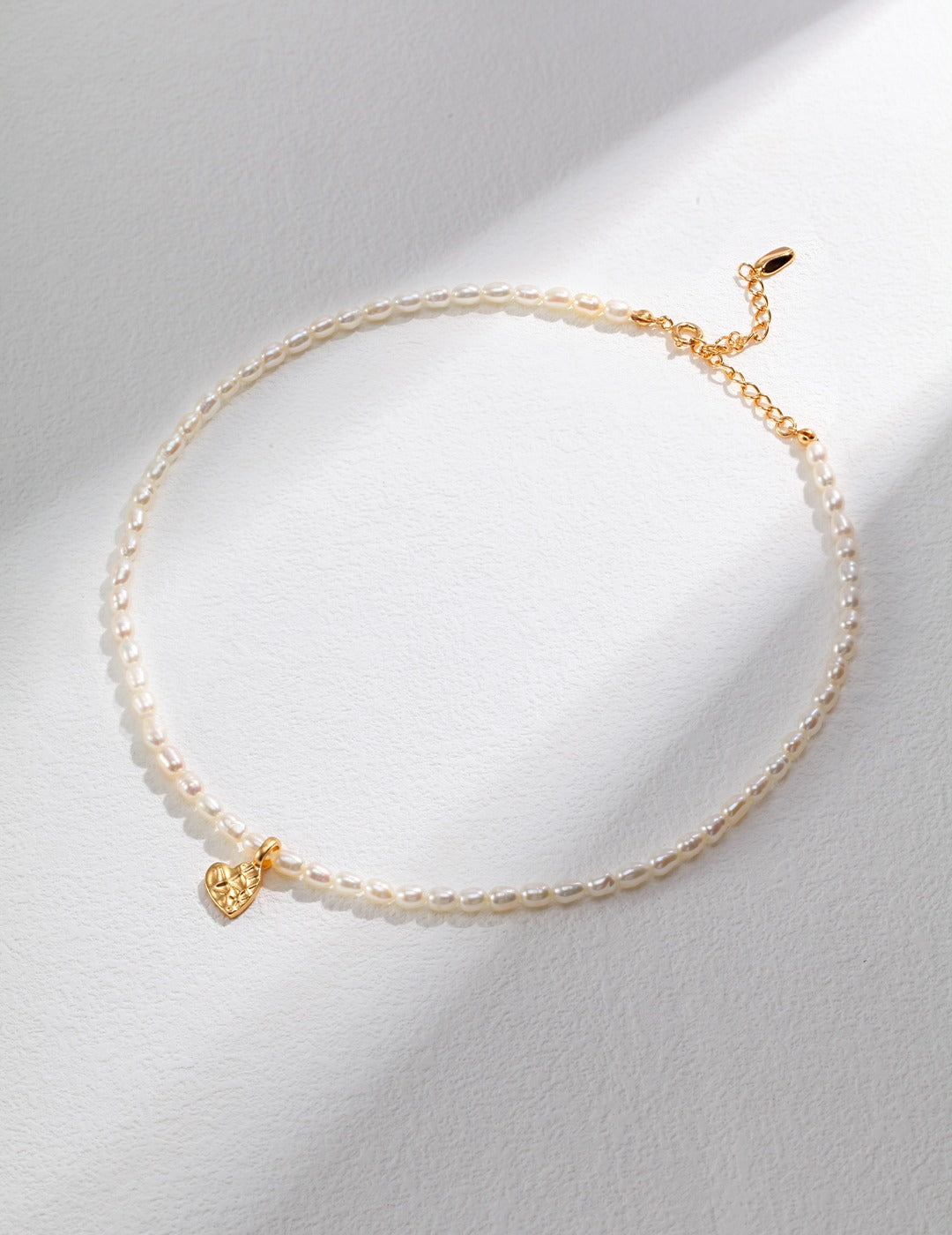 The Heart Pearl Necklace