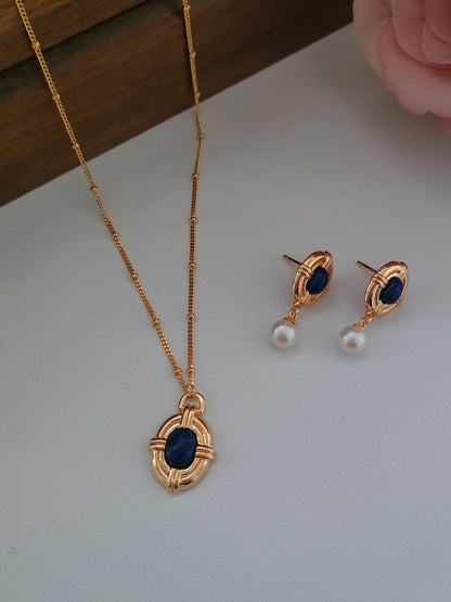 Lapis Lazuli Necklace/Earrings